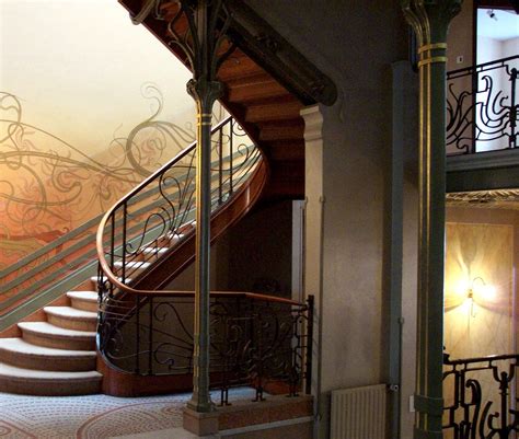Stairway of Tassel House, Brussels | Art nouveau architecture, Art nouveau house, Art nouveau