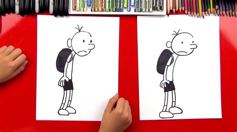 How to draw Greg from Diary Of A Wimpy Kid