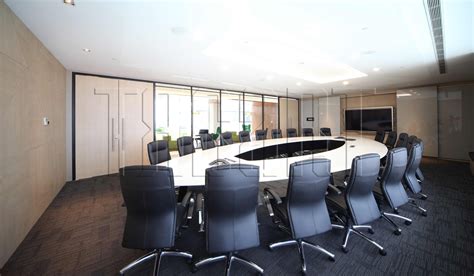 Minimal and modern boardroom fit for 20 pax. | Office interior design, Interior design, Office ...