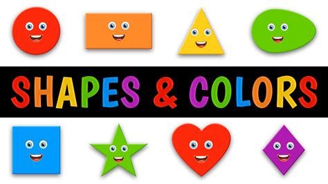 Shapes and Colors | Colors and Shapes Song for Children - YouTube