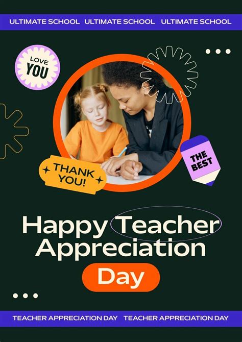 Happy Teacher Appreciation Day - Piktochart