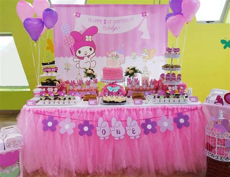 Sanrio, My Melody / Birthday "My Sweet Melody" | Catch My Party | Birthday theme, Girls birthday ...