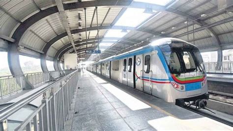 Miyapur Metro Station - Biggest metro station in Hyderabad