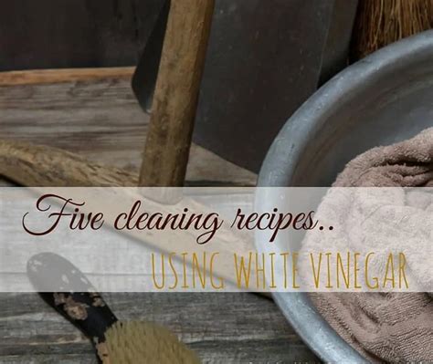 5 DIY Cleaning Recipes Using Vinegar