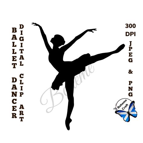 Printable Ballet Dancer Template Instant Download Ballet - Etsy Canada