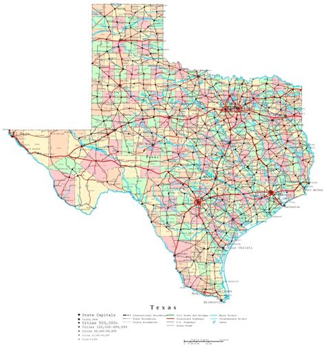 Printable Texas Road Map - Printable Maps