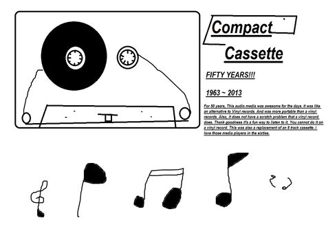 50 Years of Compact Cassettes - Cassette Fan Art (35745770) - Fanpop