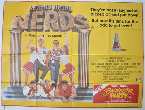 REVENGE OF THE NERDS (1984) Original Cinema Quad Movie Poster - Anthony Edwards | eBay