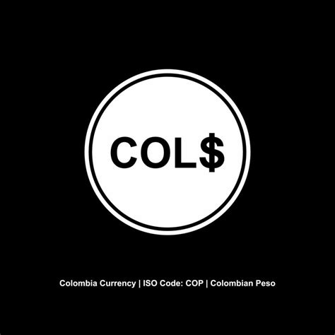 Colombia Currency Symbol, Colombian Peso Icon, COP Sign. Vector Illustration 16926403 Vector Art ...