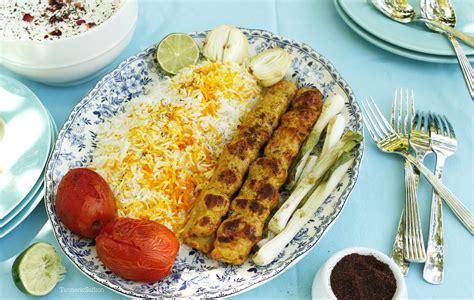 Turmeric & Saffron: Chicken Koobideh - Grilled Ground Chicken Kabab