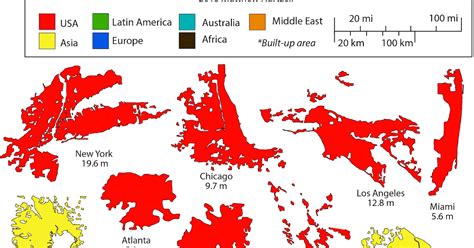 Urban Demographics: Comparing Urban Footprints Around the World