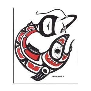 114 best images about Native salmon on Pinterest | Indian, Totems and Fish