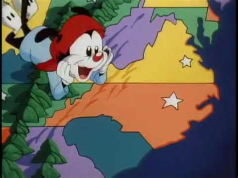 The Animaniacs sing America's State and Capitals - YouTube