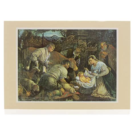 Nativity scene Christmas card | online sales on HOLYART.co.uk