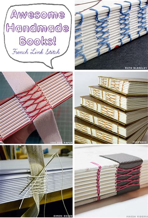 Awesome Handmade Books: French Link Stitch Bookbinding – Ruth Bleakley's Studio