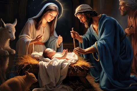 Premium Photo | Nativity scene vertep religious concept Star of Bethlehem Birth of the Son of ...