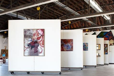 movable walls on wheels… | Movable walls, Art gallery wall, Gallery design