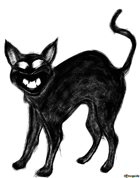 Clipart For Halloween Halloween Clipart Evil Black Cat Halloween ...