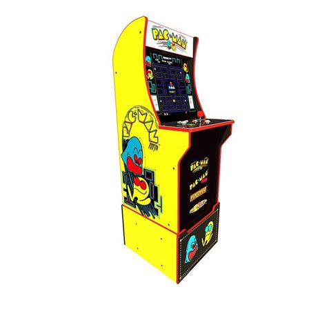 Arcade 1Up Arcade1Up PacMan Full-Size 5 ft. Arcade Machine and Riser ...