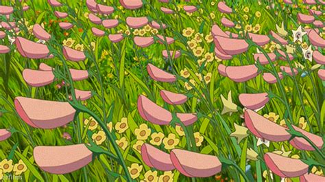 Private GIF | Anime flower, Howls moving castle, Studio ghibli