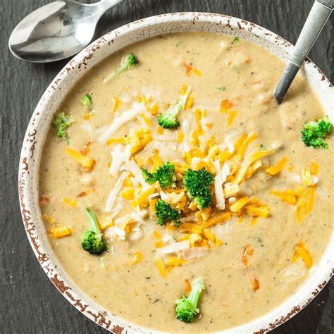 Easy Broccoli Cheese Soup Recipe [Gluten-free] - Chew Out Loud