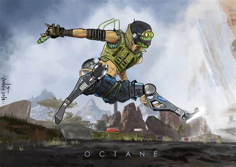 Octane Fan Art Apex Legends - James Whitstucki