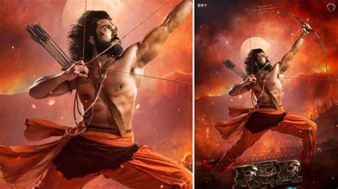 RRR: Ram Charan looks fierce as Alluri Sita Ramaraju in powerful first look poster