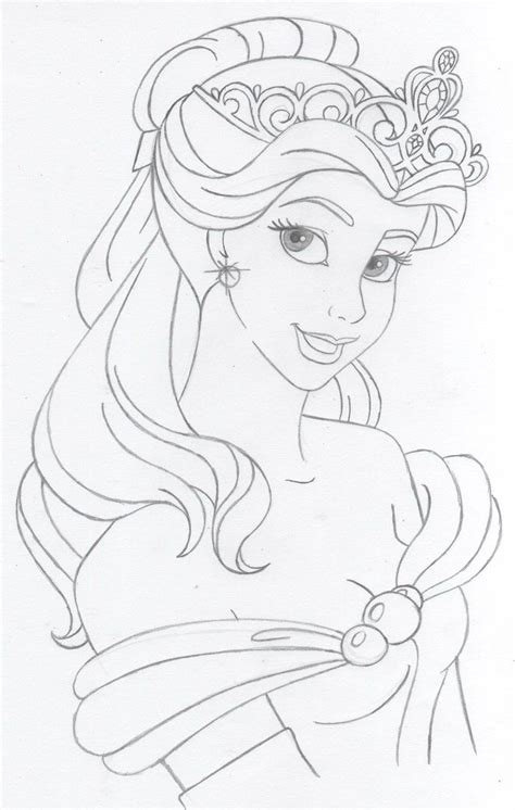 Easy Disney Princess Drawing at GetDrawings | Free download