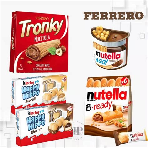 Ferrero nutella go nutella b ready tronky hazelnut chocolate wafer ...