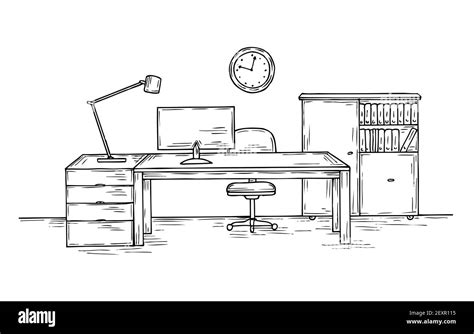 323 Office Background Drawing Pictures - MyWeb