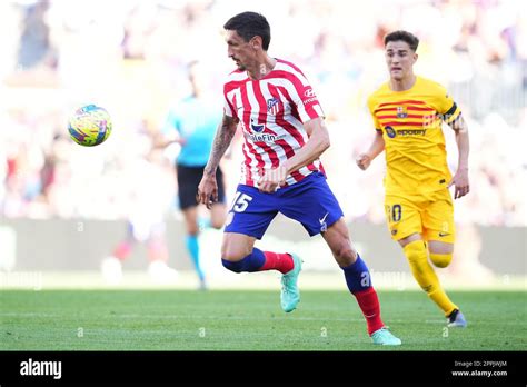 Stefan Savic of Atletico de Madrid during the La Liga match between FC ...