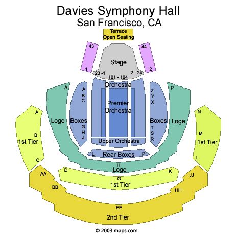 Sf Symphony Davies Hall Seating Chart | Brokeasshome.com