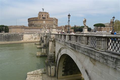 Rome Architecture Italy Ponte Sant Angelo - 1201 :: World All Details