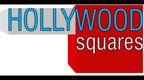 Hollywood Squares 1998-2001 Intro & Outro theme - YouTube