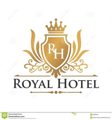 hotel-logo-template-background-58362974 | Hotel logo, Resort logo ...