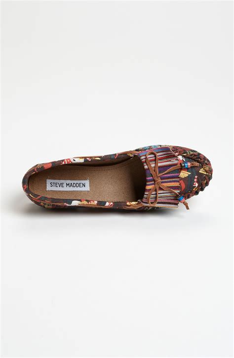 Steve madden Teana Moccasin Flats in Multicolor (bright multi) | Lyst