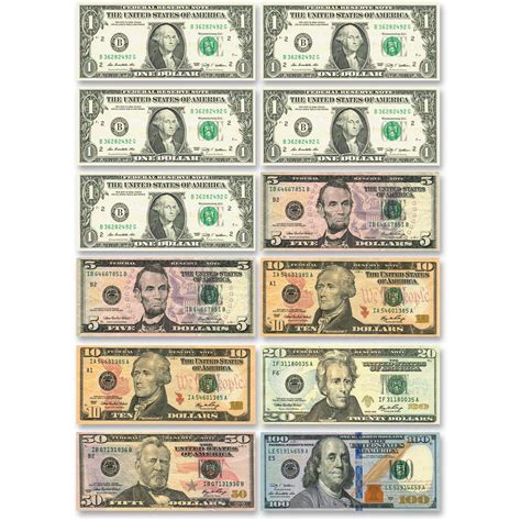 Amazon.com: Ashley US Dollar Bill Set Die-Cut Decorative Magnet, Multicolor : Toys & Games