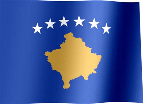 Kosovo Flag GIF | All Waving Flags