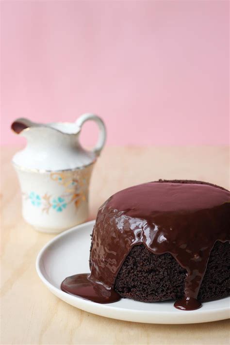 Steamed Chocolate Pudding with Choc-Hazelnut Sauce | The Sugar Hit