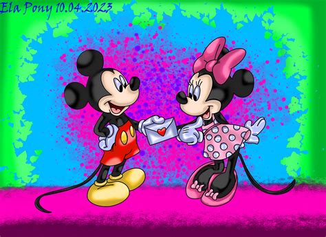 Myszka Miki and Myszka Minnie by elapony1m on DeviantArt