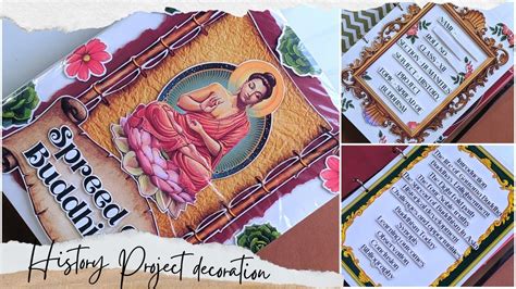 Class 12th history Project | Spread of Buddhim project | Project ...