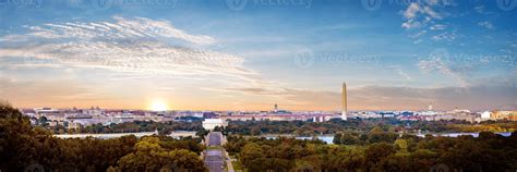 Panorama view of Washington DC skyline, Washington DC, USA 2192719 ...