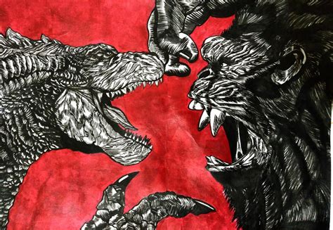 Godzilla Vs King Kong fan art [OC] : r/GODZILLA