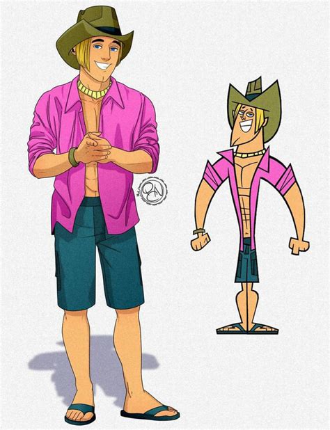 Artist Redraws 20 Total Drama Island Characters In A More Realistic Way ...