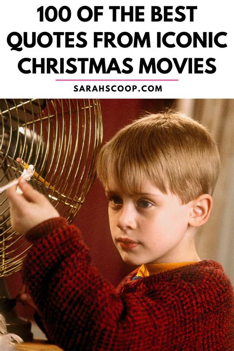 100 of the Best Quotes From Iconic Christmas Movies | Sarah Scoop