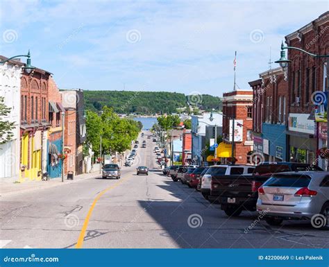 Penetanguishene in Ontario editorial stock image. Image of southern ...