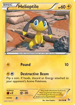 Helioptile | Pokédex