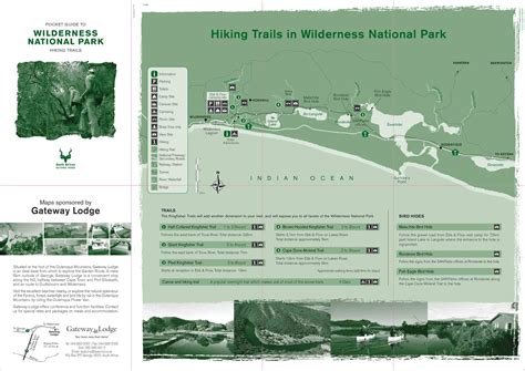 Wilderness National Park Map - Wilderness South Africa • mappery