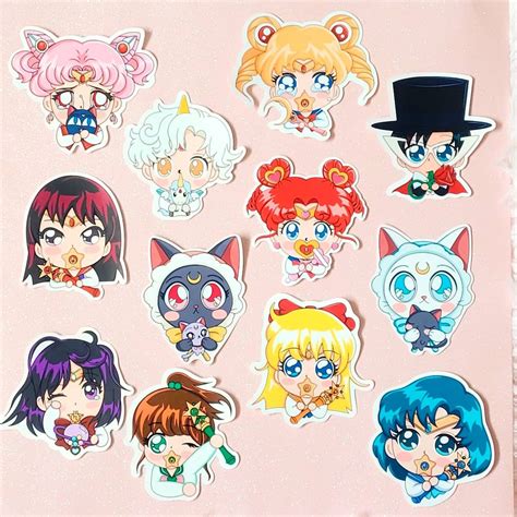 Sailor Moon Babies Vinyl Stickers - Etsy