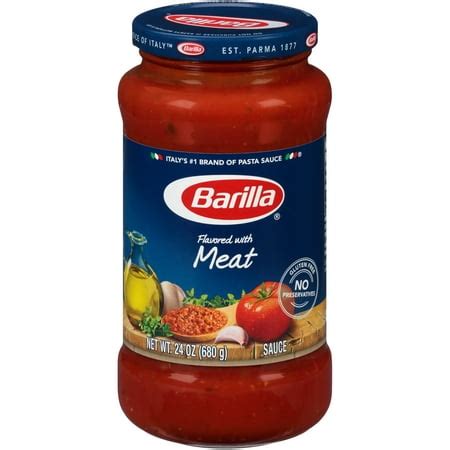 Barilla® Meat flavored Pasta Sauce 24 oz - Walmart.com